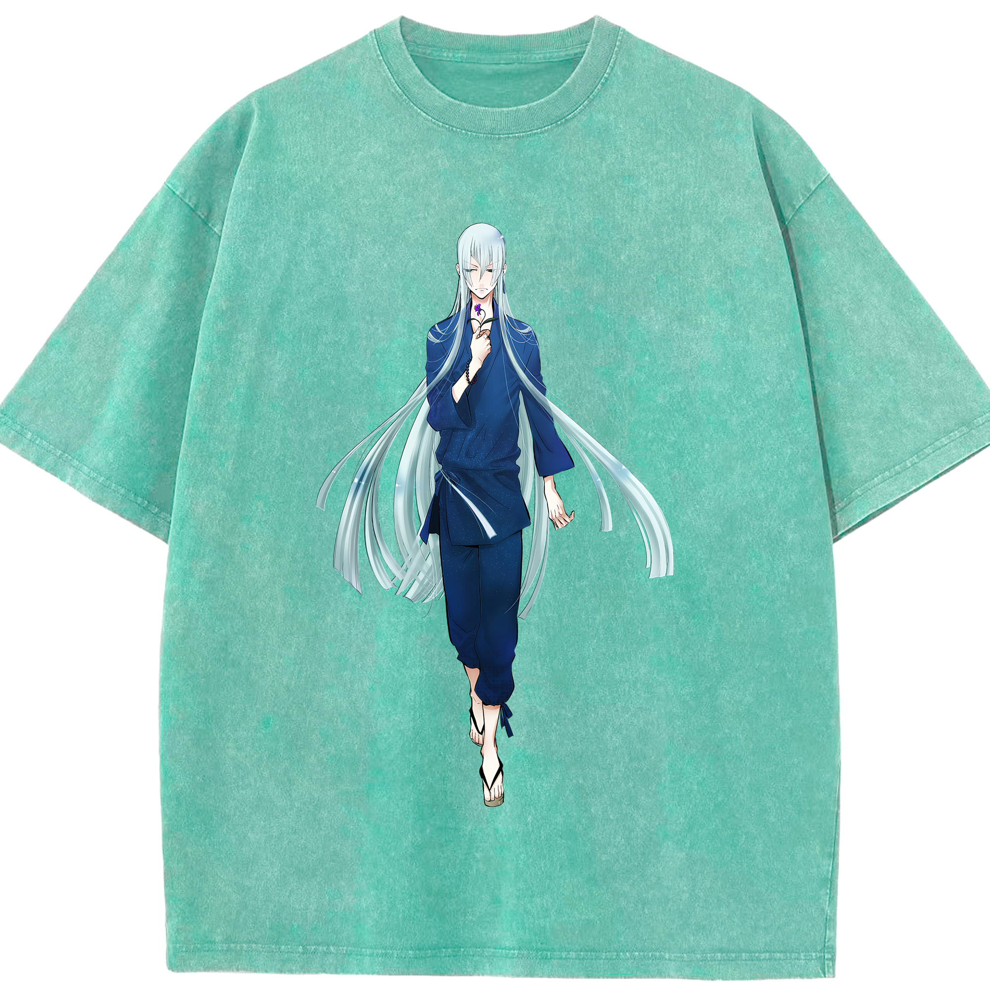 （画像用） 刀剣乱舞 Touken Ranbu 綿100% ヴィンテージ風 半袖Tシャツ（フロントプリント）